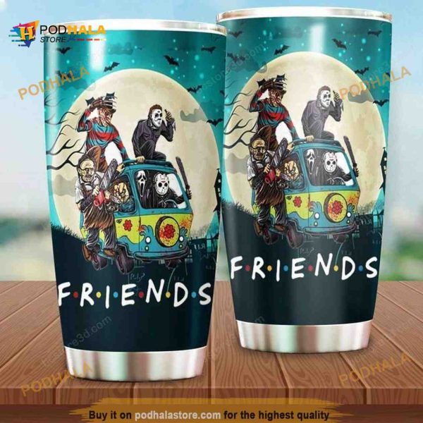 Characters Horror Film Friends Halloween Coffee Tumbler All Over Print