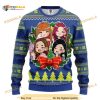 Chibi Black Pink Music Band Merry Xmas Ugly Christmas Sweater