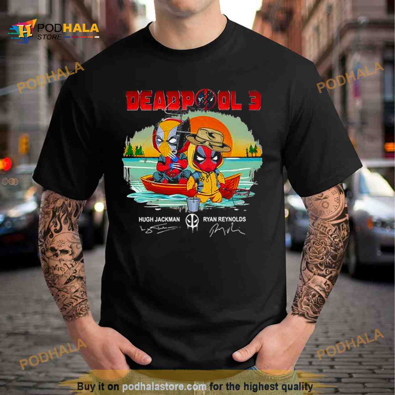 Chibi Deadpool 3 Signatures Shirt Chibi Deadpool 3 Signatures Shirt