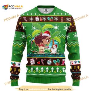Chibi Moana Disney Ugly Christmas Sweater