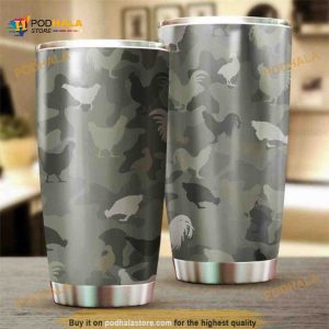 Chicken Camo Gift For Lover Travel Coffee Tumbler All Over Print