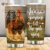 Chicken Live Like Someone Left The Gate Open Stainless Steel Cup Coffee Tumbler