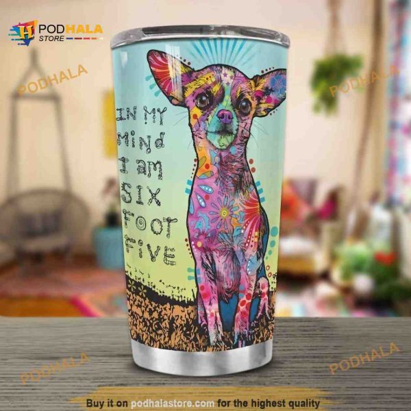Chihuahua Stainless Steel Cup Coffee Tumbler