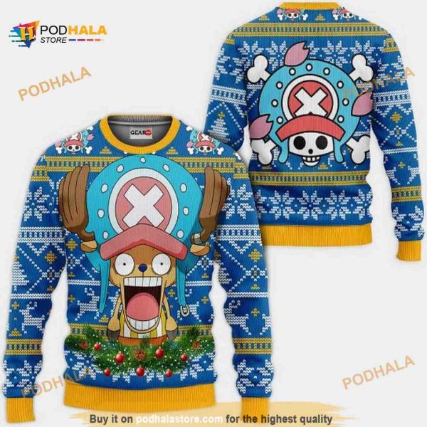 Chopper One Piece Anime Xmas Ugly Christmas Sweater