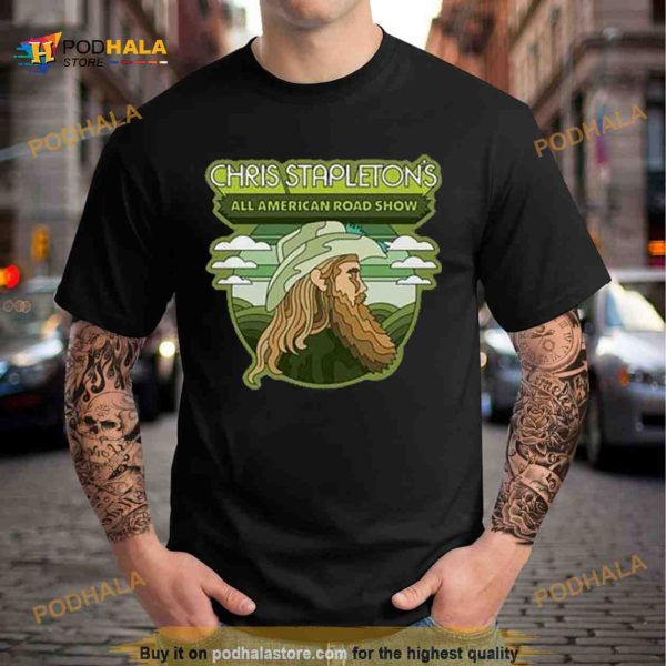 Chris Stapleton 2023 All American Road Show Tour Admat Shirt