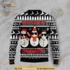 Christmas Chillin With My Snowmies Funny Ugly Sweater 3D