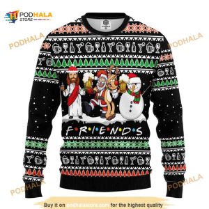 Christmas Friends 3D Funny Ugly Sweater