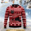 Christmas Funny Ugly Sweater 3D Hello Darkness My Old Friend, Funny Xmas Gifts