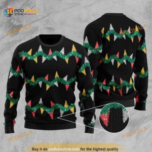 Christmas Light Lantern Wool Funny Ugly Sweater 3D, Funny Xmas Gifts