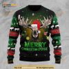Christmas Merry Christmoose Funny Ugly Sweater 3D, Funny Xmas Gifts