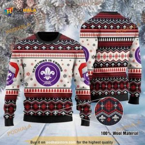 Christmas Patterns Scoutmas Is Coming 3D Funny Ugly Sweater, Funny Xmas Gifts