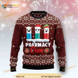 Christmas Pharmacy Crew 3D Funny Ugly Sweater, Funny Xmas Gifts