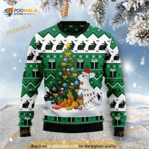 Christmas Tree Rabbit Funny Ugly Sweater 3D, Funny Xmas Gifts
