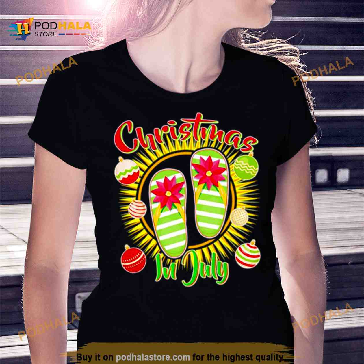 Christmas in july Summer Flip Flops Shirt Christmas in july Summer Flip Flops Shirt