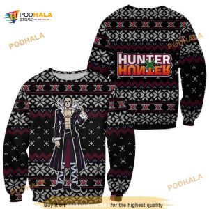 Chrollo Lucilfer Christmas Hunter X Hunter Funny Ugly Sweater, Funny Xmas Gifts