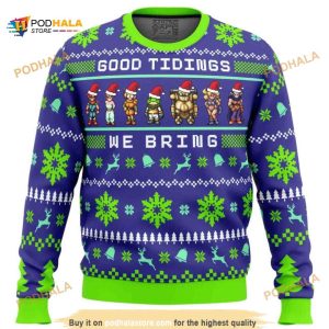 Chrono Trigger Good Tidings We Bring Funny Ugly Sweater 3D Xmas, Funny Xmas Gifts