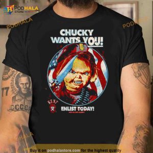 Chucky Wants You Enlist Today Shirt 2