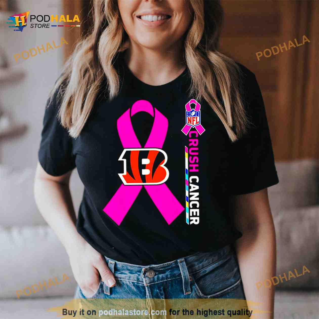 cincinnati Bengals NFL Crush Cancer shirt