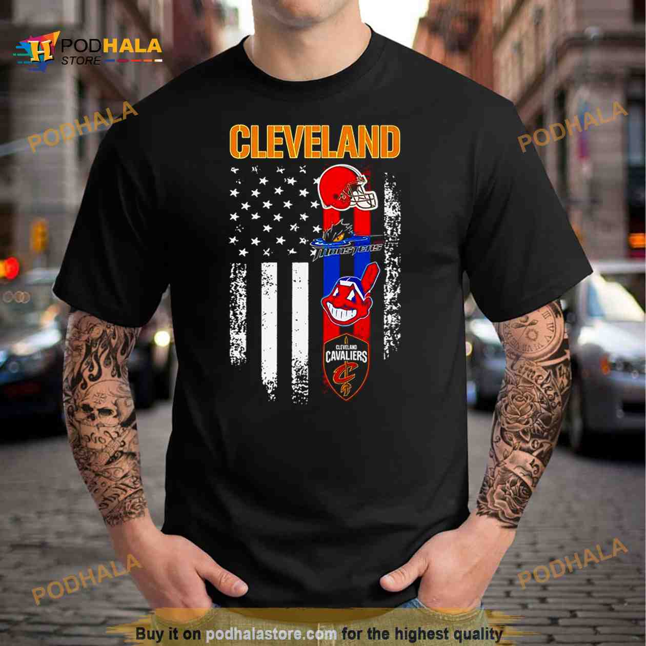 Cleveland indians flag shirt deals