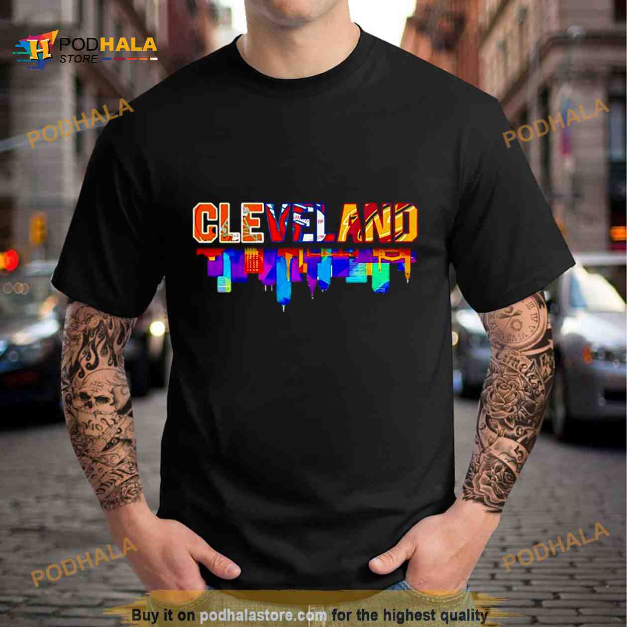 Cleveland Browns Cleveland Indians Cleveland Cavaliers logo shirt