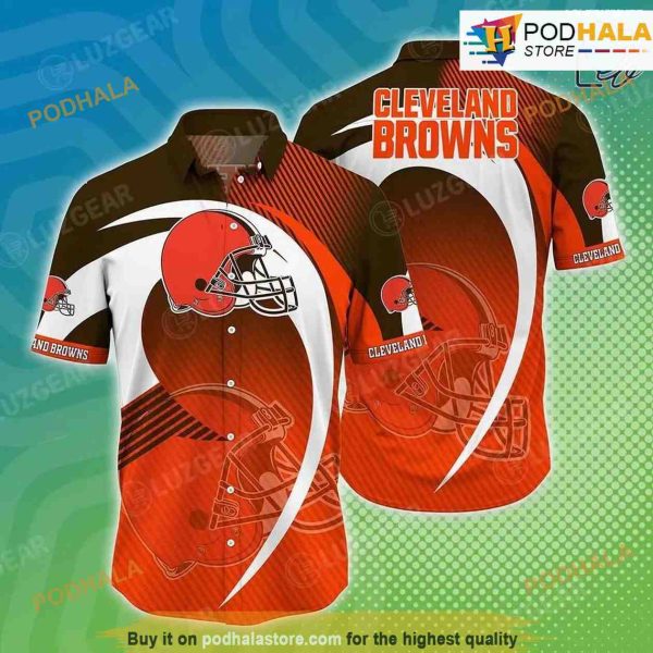 Cleveland Browns NFL Hawaiian Shirt Summer Beach Shirt Best Gift For Fan