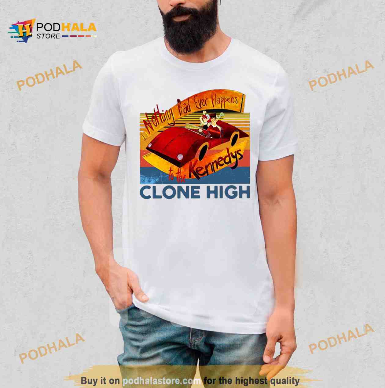 Clone High Jfk Car Shirt Clone High Jfk Car Shirt