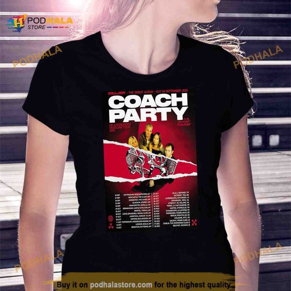 Coach Party Uk & EU Headline Tour 2023 Poster Shirt