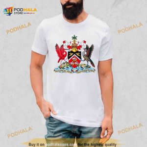 Coat Of Arms Of Trinidad And Tobago Tapestry Shirt