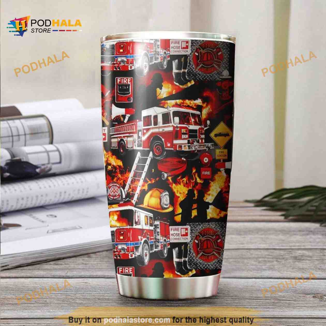 Collection Firefighter Stainless Steel Cup Coffee Tumbler Collection Firefighter Stainless Steel Cup Coffee Tumbler