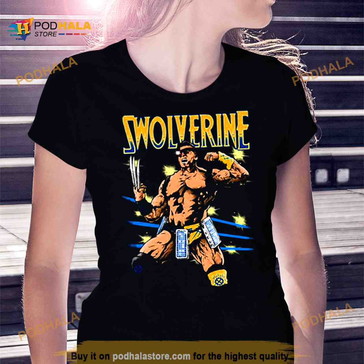 Colored Characters Marvel Swolverine Shirt Colored Characters Marvel Swolverine Shirt