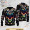 Colorful Holographic Skull Christmas Funny Ugly Sweater 3D All Over Print, Funny Xmas Gifts