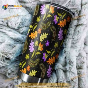 Colorful Leaf Gift Travel Coffee Tumbler All Over Print 3D