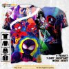 Colorful Spider Man Marvel 3D Shirt, Superhero Movie 3D Tee