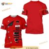 Cook T Shirt 3D Custom Name Chef Knives Red Shirt