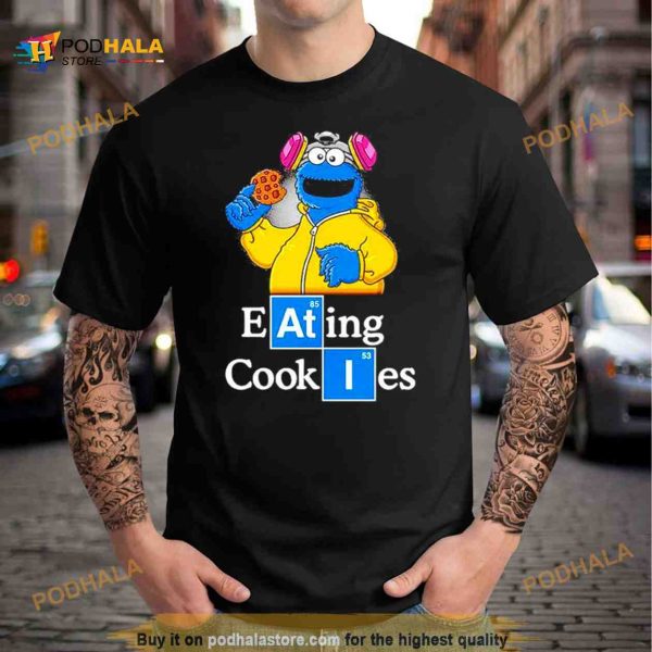 Cookie Monster Breaking Bad Eating Cookies Shirt