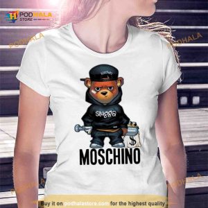 Cool Baseball Moschino Bear T Shirt 2