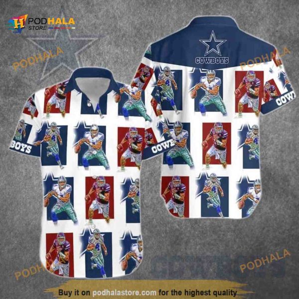 Cool Dallas Cowboys Funny Hawaiian Shirt Beach Gift For Football Players