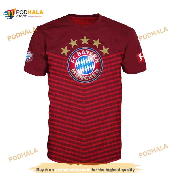Cool FC Bayern Munchen Fan 3D Shirt