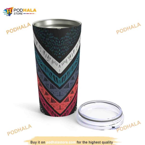 Cool Geometry Style Gift Travel Coffee Tumbler All Over Print 3D