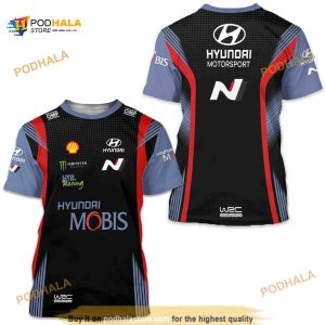 Cool Hyundai Printed 3D Shirt