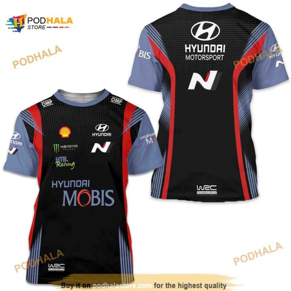 Cool Hyundai Printed 3D Shirt