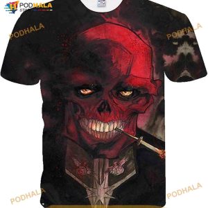 Cool Skull Printing Men Women's for Halloween 3D Shirt