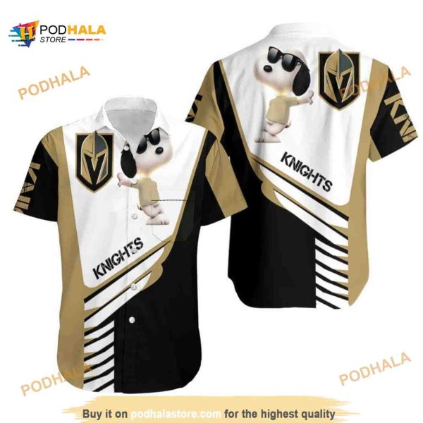 Cool Snoopy NHL Vegas Golden Knights Funny Hawaiian Shirt