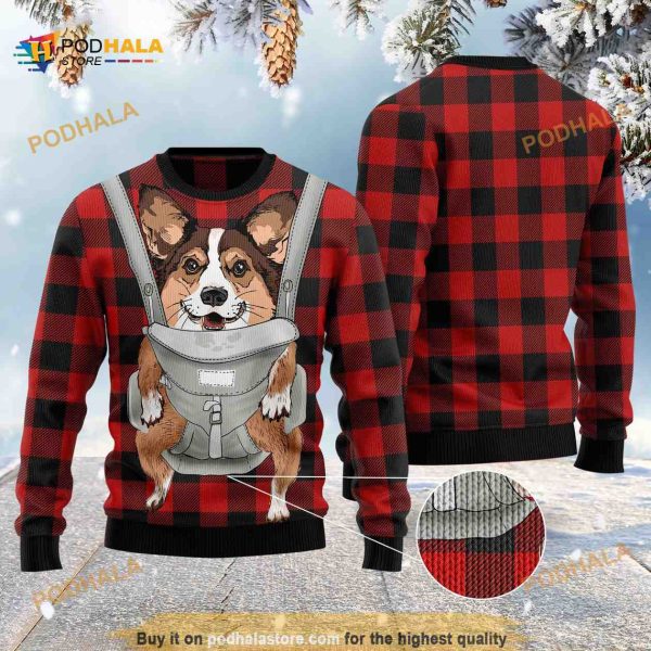 Corgi Dog All I Want For Christmas Is More Corgi Dog Xmas Funny Ugly Sweater