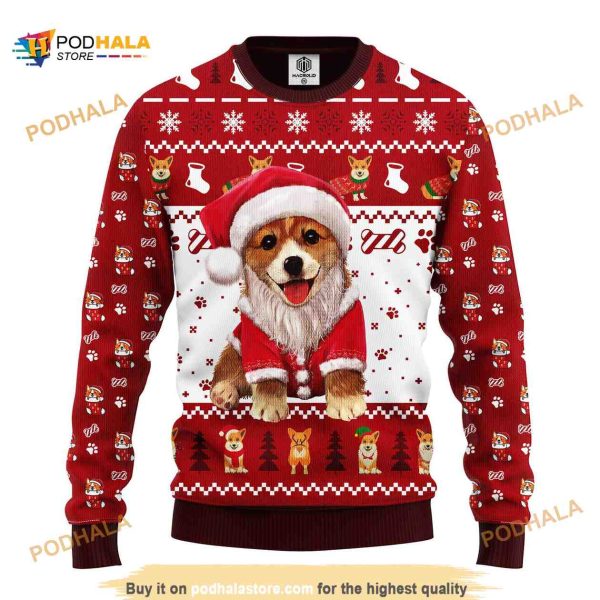 Corgi Noel Cute Christmas Ugly Funny Ugly Sweater, Funny Xmas Gifts