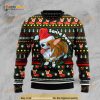 Corgi Paws All Over Printed Funny Ugly Sweater, Funny Xmas Gifts