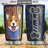 Corgi Personalized Name Dog Gift Travel Coffee Tumbler All Over Print