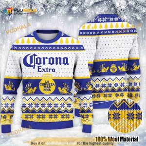 Corona Extra Beer Lover Ugly Christmas Funny Ugly Sweater, Funny Xmas Gifts
