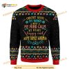 Crochet Keep My Hand Busy 3D Xmas Funny Ugly Sweater Apparel, Funny Xmas Gifts