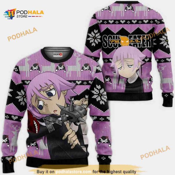 Crona Anime Soul Eater Xmas Funny Ugly Christmas Sweater, Funny Xmas Gifts